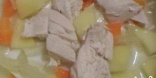 Рецепт сырного супа на курином бульоне