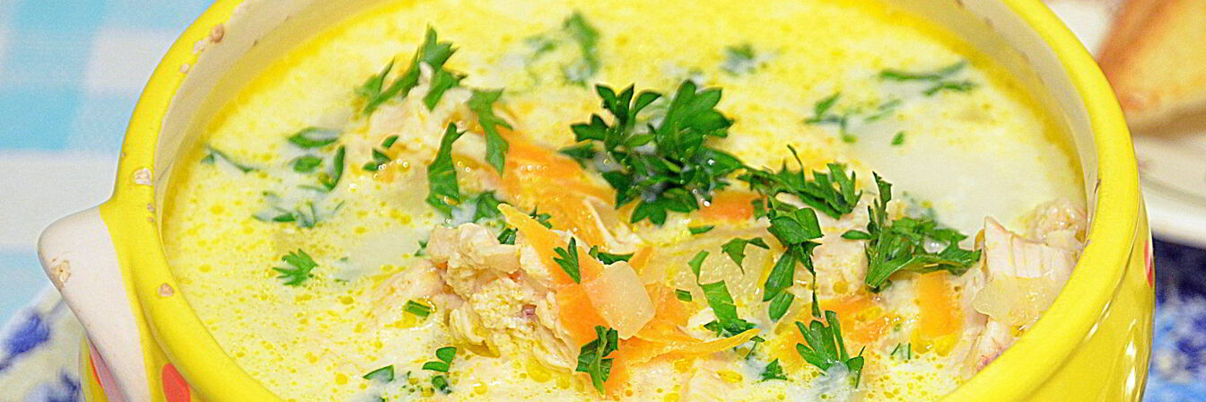 Сырный суп по-французски с плавленым сыром