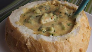 Рецепт Сырного супа с брокколи