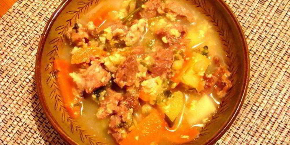 Как приготовить сырный суп с говяжьими ребрами