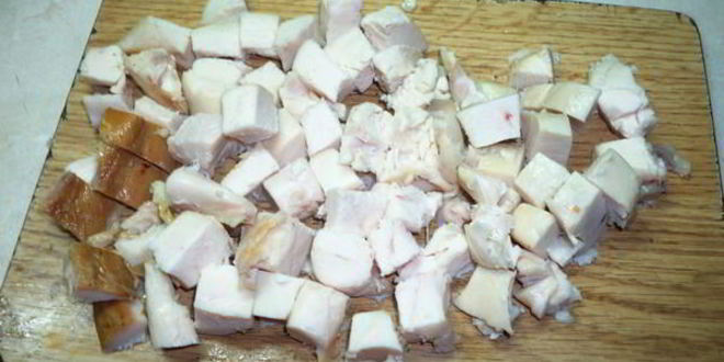 Рецепт сырного супа с копченой курицей