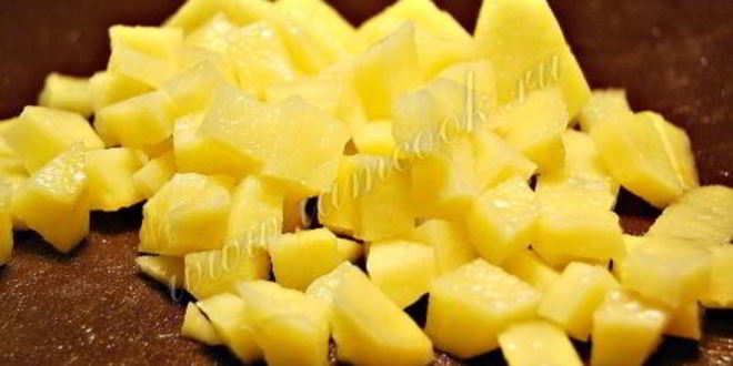 Рецепт сырного супа с куриной грудкой