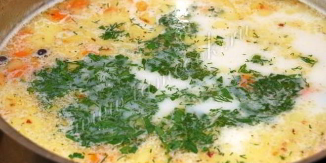 Рецепт сырного супа с куриной грудкой