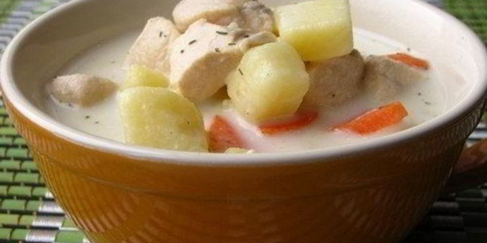 Как приготовить сырный суп с куриным филе и овощами