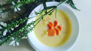 Рецепт Сырного супа с морковью