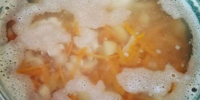 Рецепт сырного супа с морковью