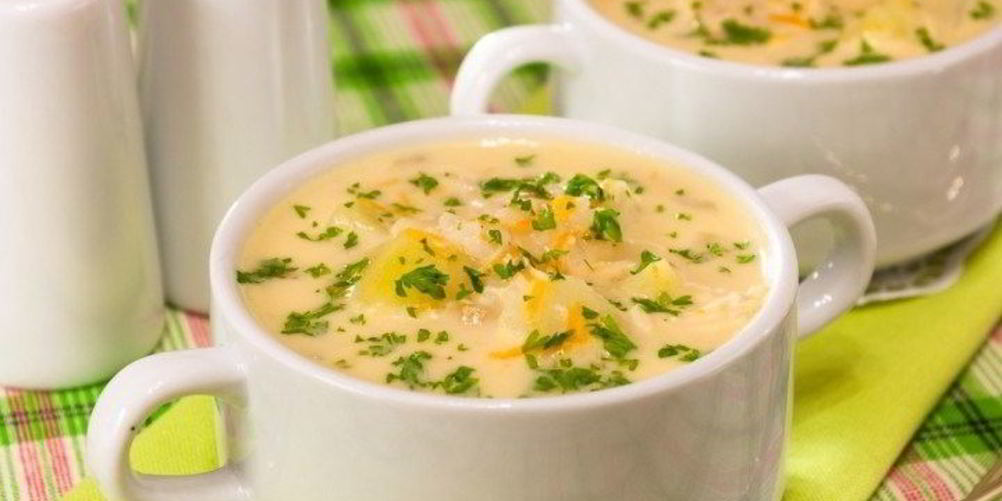 Как приготовить сырный суп с рисом