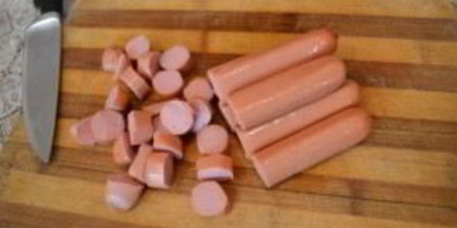 Рецепт сырного супа с сосисками