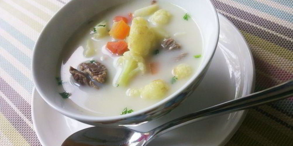 Как приготовить сырный суп с цветной капустой