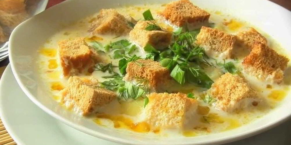 Как приготовить сырный суп со сливками