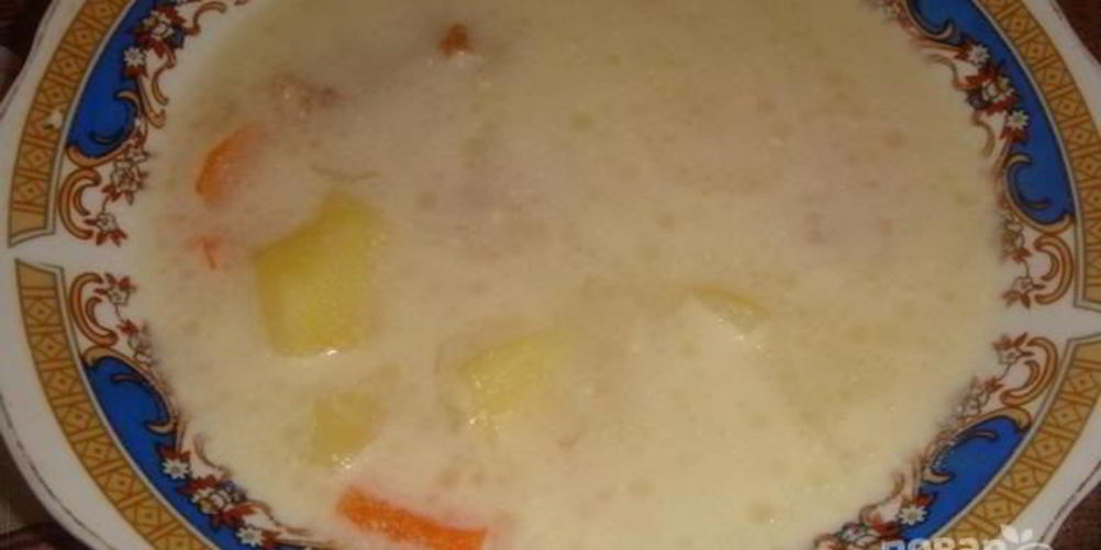 Как приготовить сырный суп со свининой в мультиварке