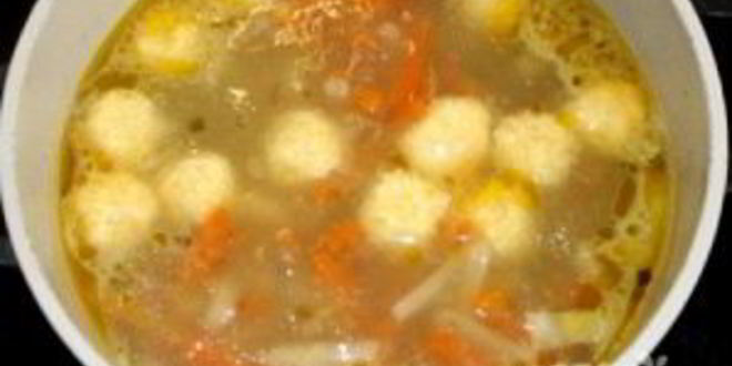 Рецепт сырных клецек для супа