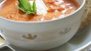 Рецепт Томатного крема-супа с нутом и кумином