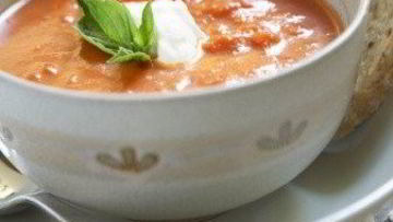 Рецепт Томатного крема-супа с нутом и кумином