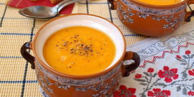 Рецепт тыквенно-морковного суп с красной чечевицей