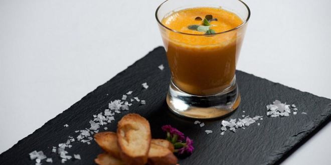 Рецепт тыквенного супа-капучино с хрустящими тостами