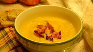 Рецепт Тыквенного супа с яблоками