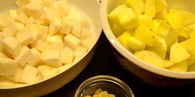 Рецепт тыквенного супа с яблоками