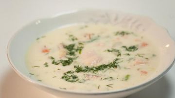 Рецепт Финской ухи с кетой