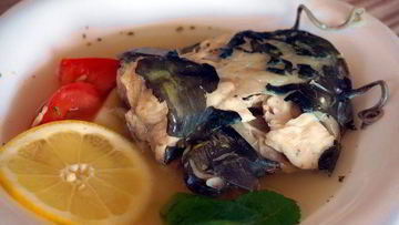 Рецепт Сборной ухи из сома и ерша-носаря