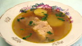 Рецепт Ухи из головы сома