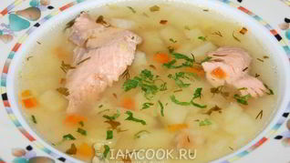 Рецепт Ухи из горбуши