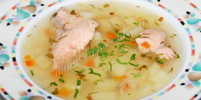 Рецепт ухи из горбуши