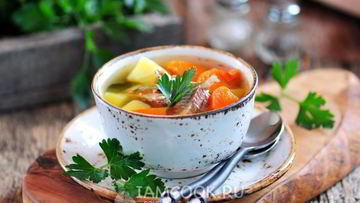 Рецепт Ухи из консервированной сайры