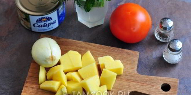 Рецепт ухи из консервированной сайры