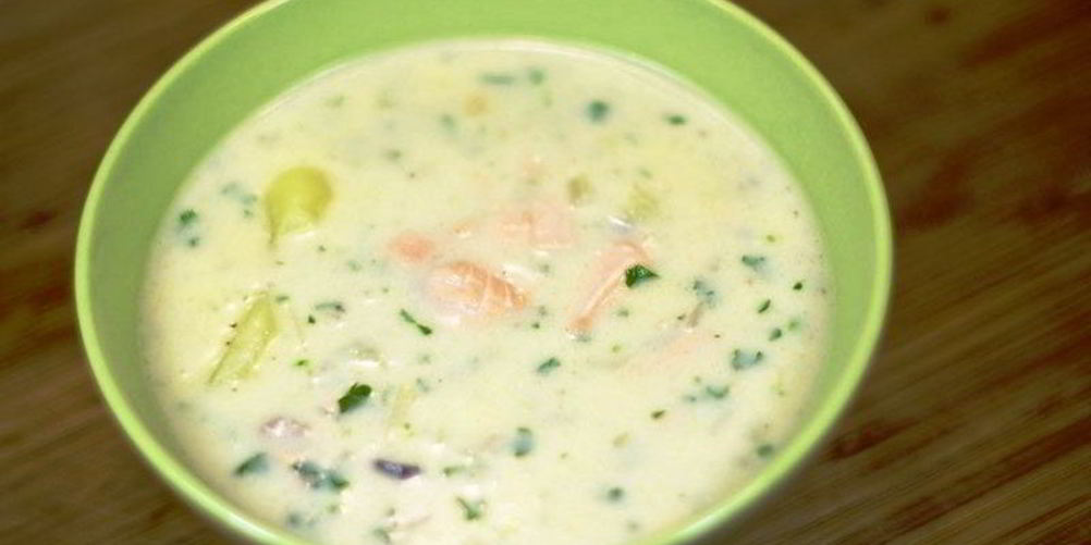 Как приготовить уху из красной рыбы со сливками