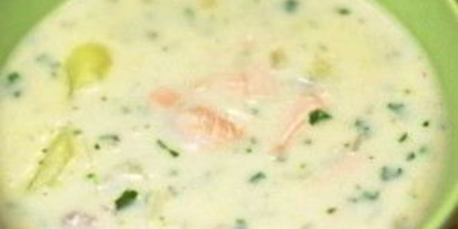 Рецепт ухи из красной рыбы со сливками