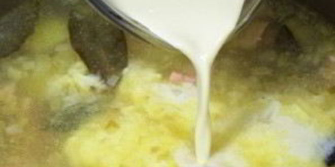 Рецепт ухи из красной рыбы со сливками