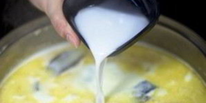 Рецепт ухи из красной рыбы со сливками