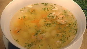 Рецепт Ухи из щуки с манной крупой