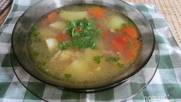 Рецепт Ухи на курином бульоне