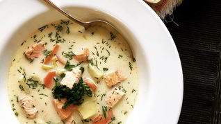 Рецепт Ухи по-фински со сливками