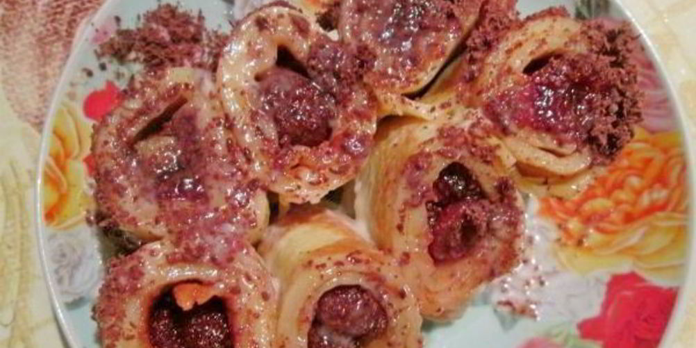 Как приготовить блинчики на молоке с начинкой