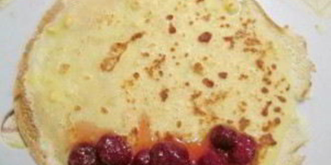 Рецепт блинчиков на молоке с начинкой