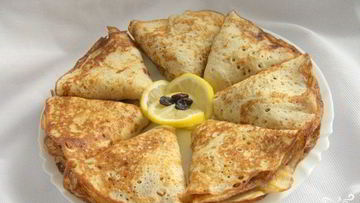 Рецепт Блинчиков на молоке с яблоками