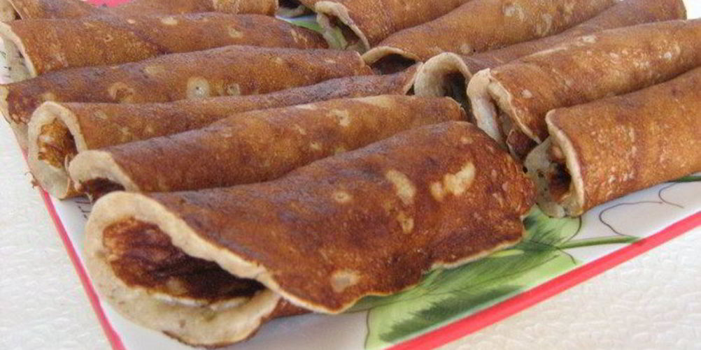 Как приготовить блинчики ржаные с яблоками