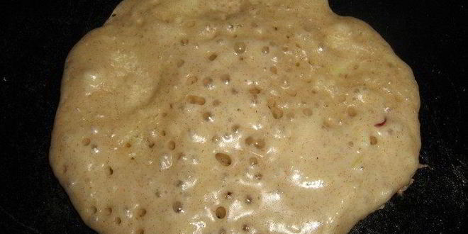 Рецепт блинчиков ржаных с яблоками