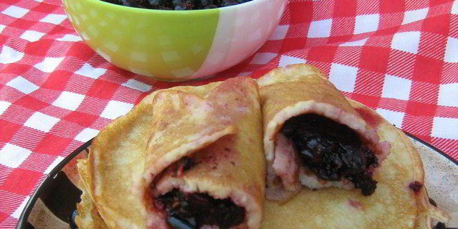 Рецепт блинчиков ржаных с яблоками