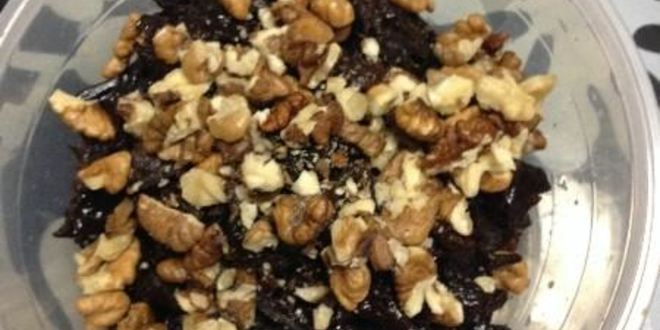 Рецепт блинчиков с бананами черносливом и орехами