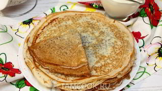 Рецепт Блинчиков с маком