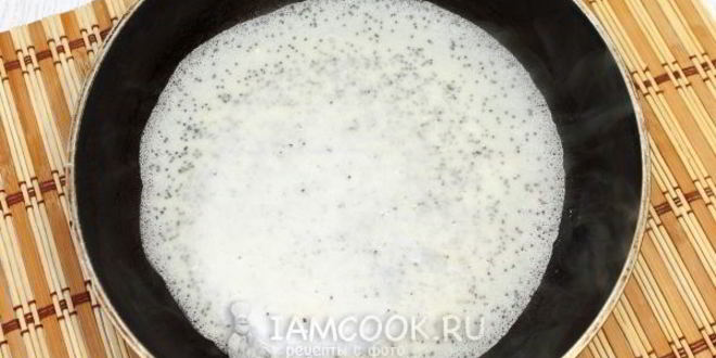 Рецепт блинчиков с маком