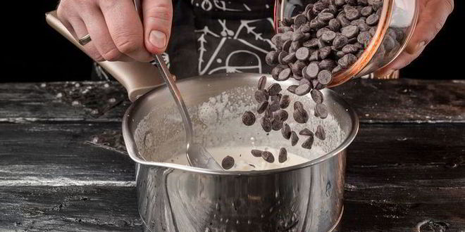 Рецепт блинчиков с шоколадным соусом