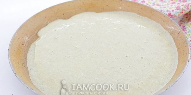 Рецепт блинов ассорти