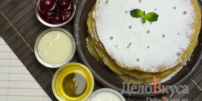 Рецепт блинов на дрожжах