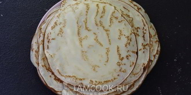 Рецепт блинов на кефире без соды