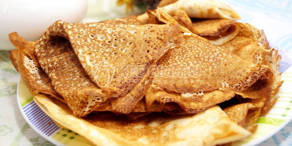 Как приготовить блины с дырочками